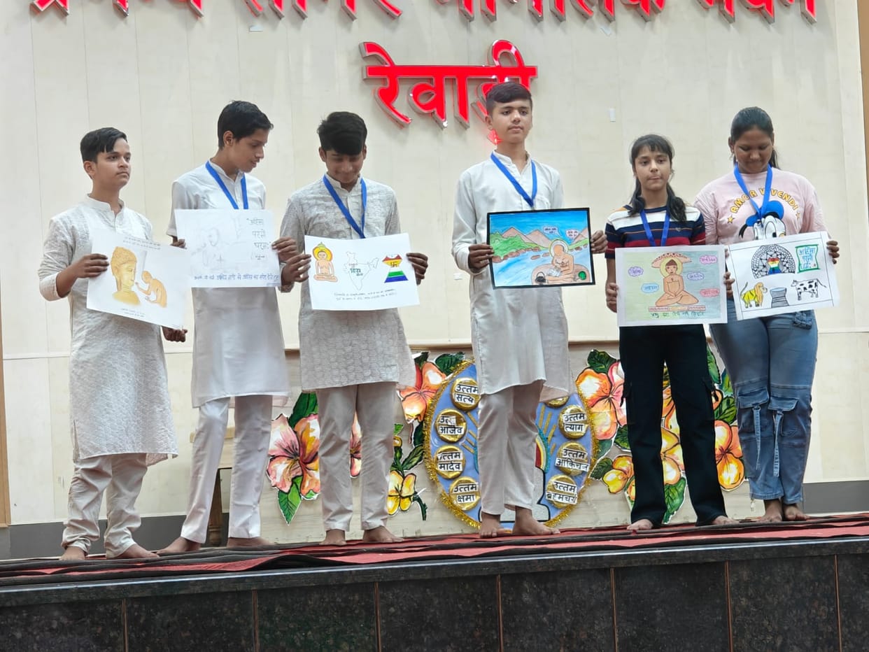 Capable in speech and Chetan and Manya topped in Niti and Poster competition.