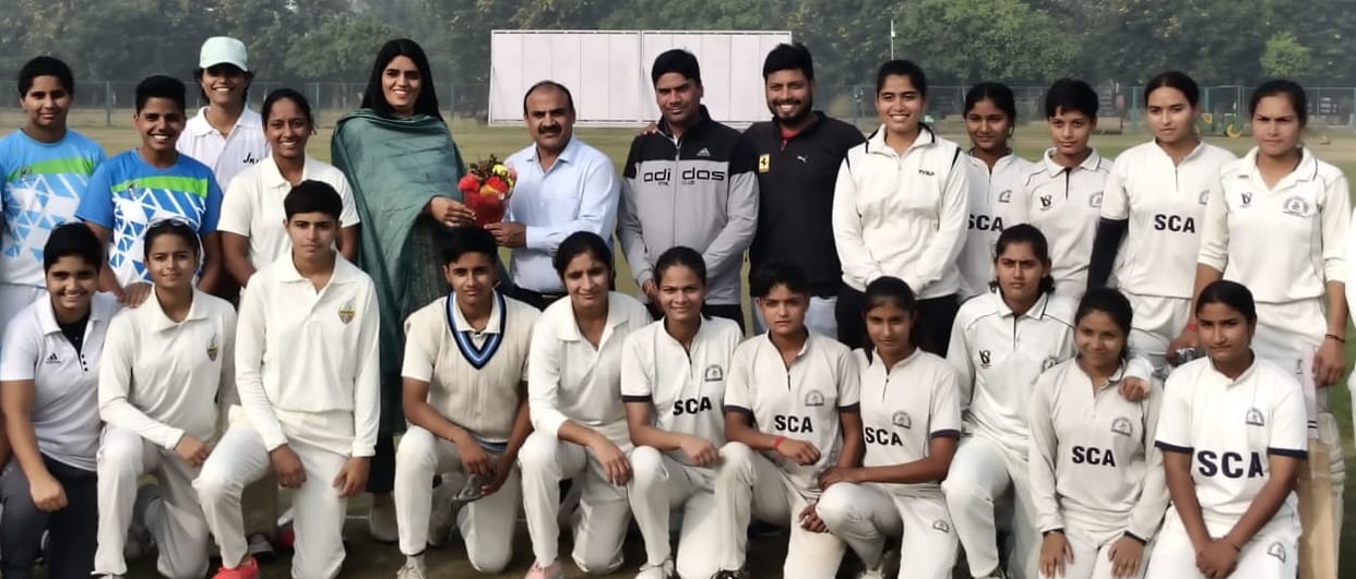 Tikaram Girls College Sonipat defeated Faridabad by 148 runs