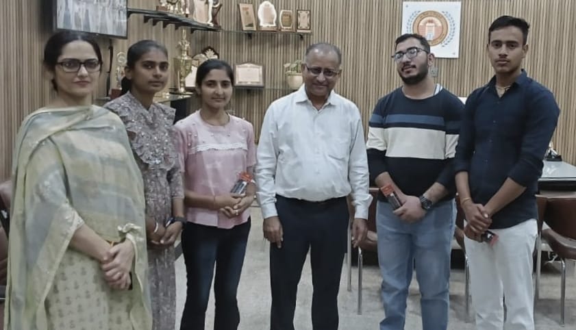 Rahul Hooda stood first in the speech competition