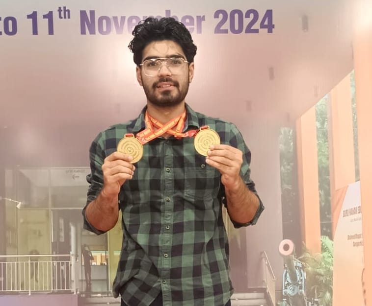 Rudransh won two golds in shooting