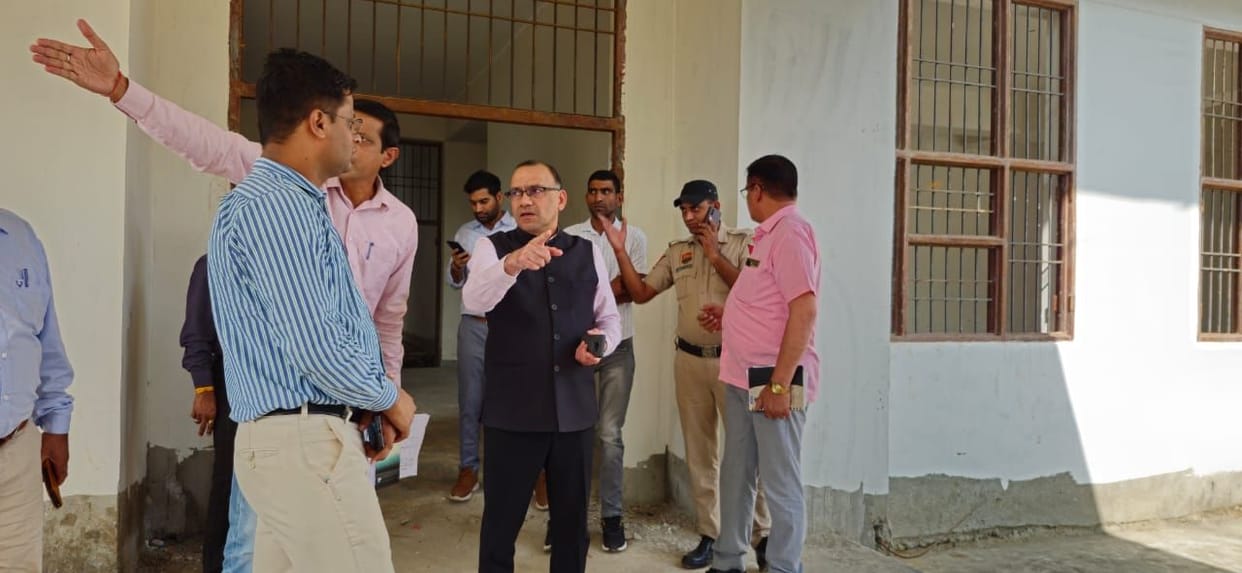 Deputy Commissioner Dr. Vivek Bharti inspected Kanina