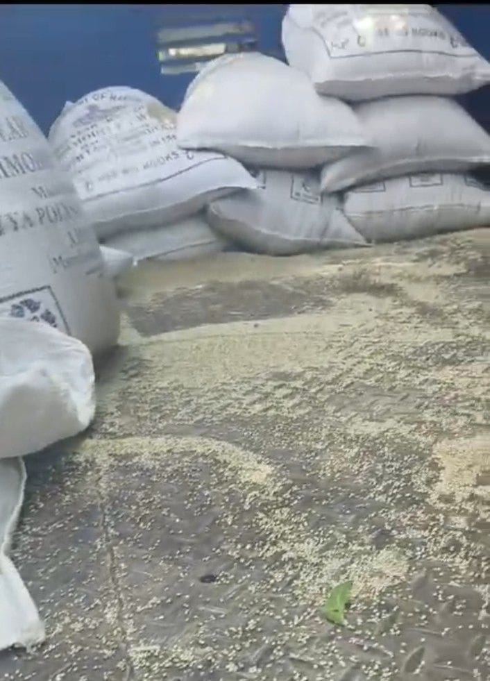 Pebbles and stones found in millet at depot holder, video goes viral