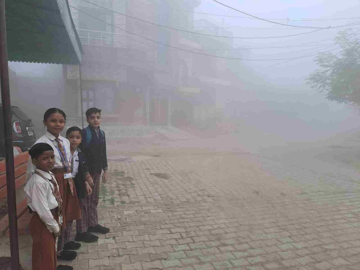 Shadow fog for the first time in the season, life affected