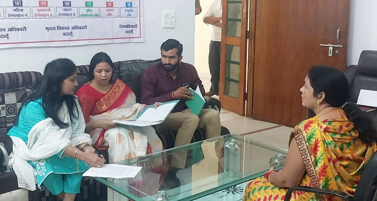 State Women Commission member heard the complaints of women