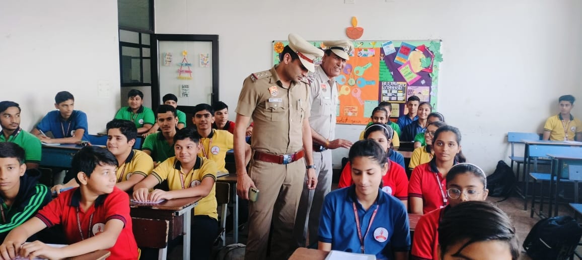 About 162100 students of the district took the road safety test.