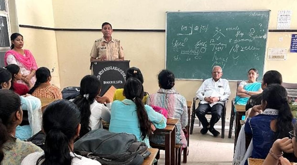 Extension lecture organized on road safety