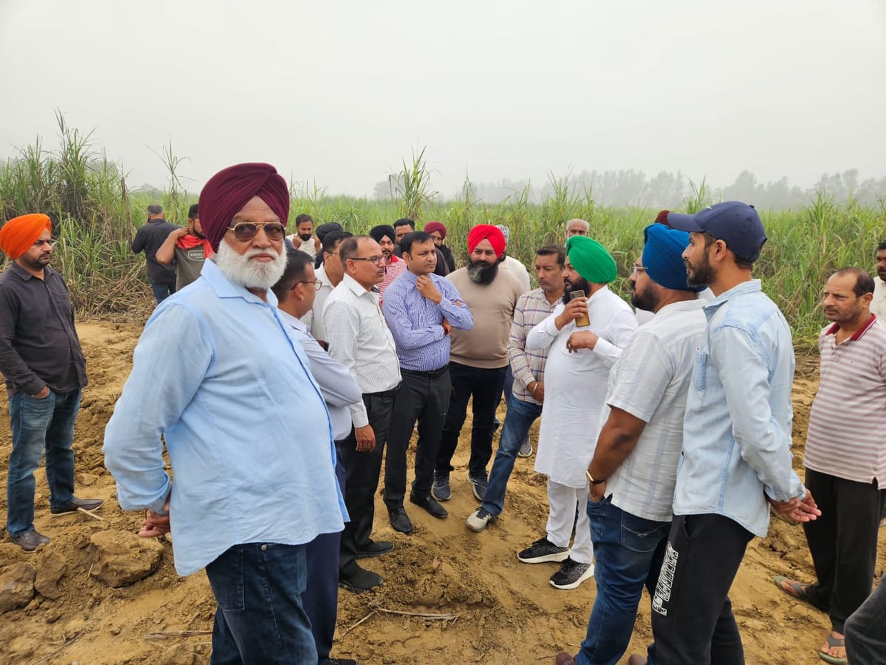 Soil was taken out at a depth of three meters, farmers stopped the work