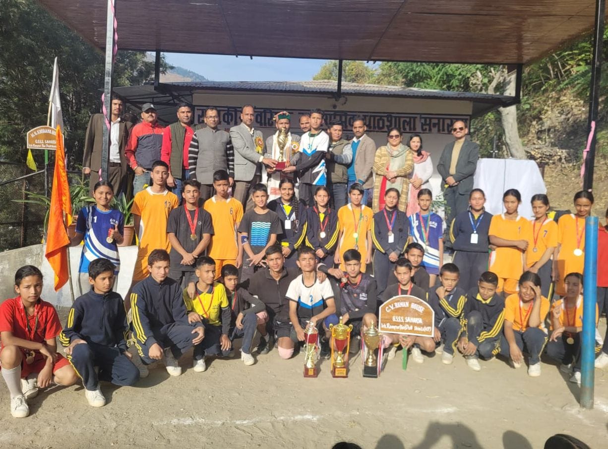 CV Raman Sadan Winner in Marchpast