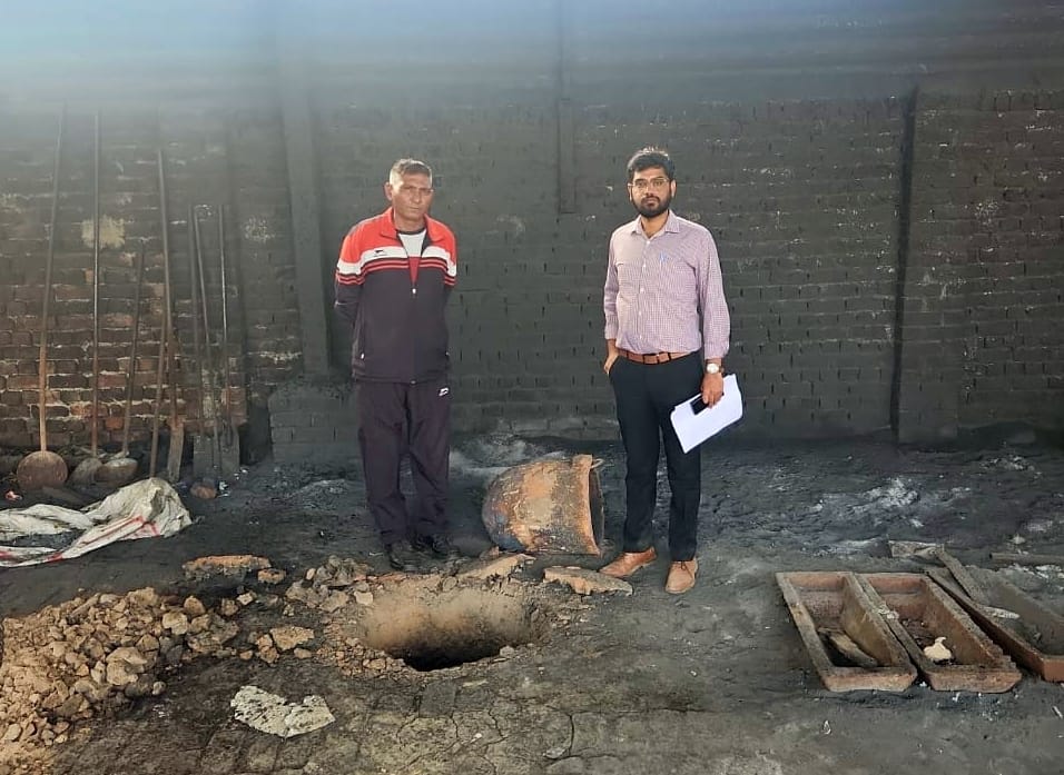 Five illegal factories running for extracting aluminium in Sonipat were shut down, PCB demolished furnaces