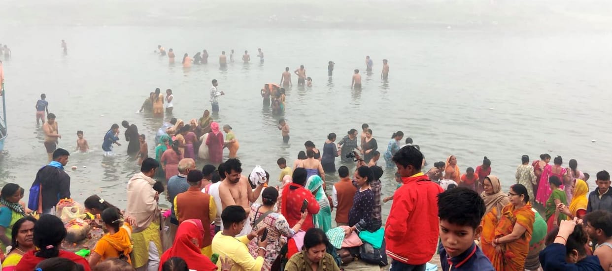 Earned virtue by bathing and donating on Kartik Purnima.