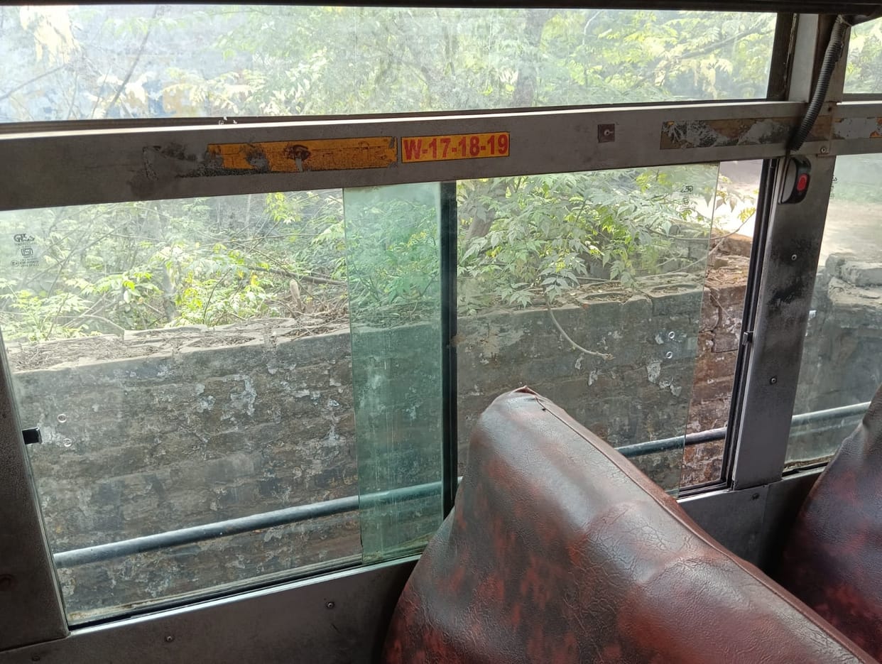 Seats are torn, windows don't close, passengers are travelling shivering in the cold