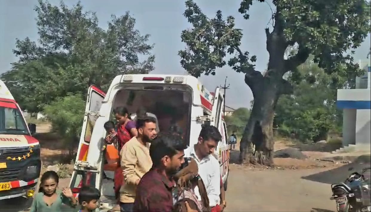 sagar accident news Speeding bus overturns while trying to save auto, 25 passengers injured