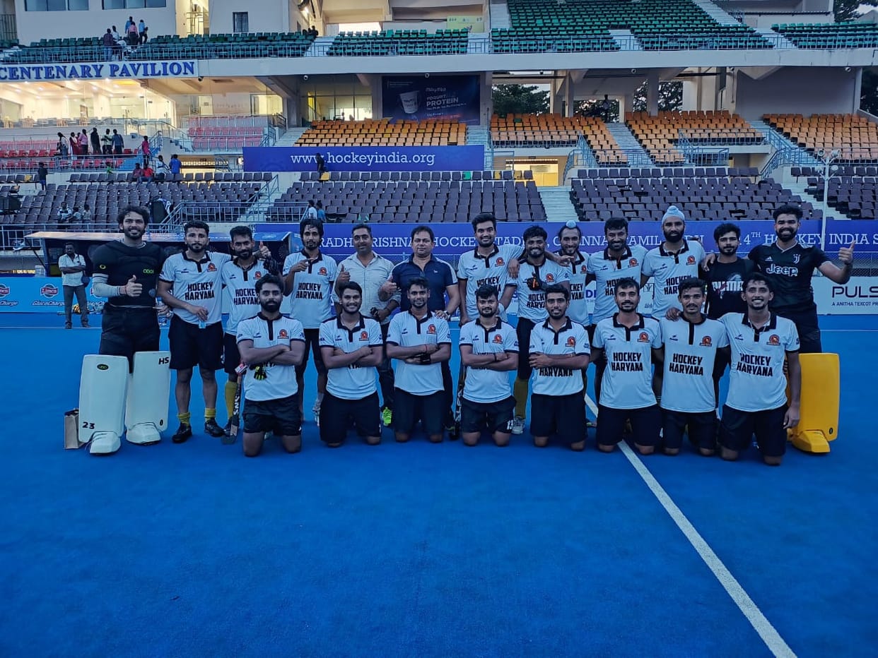 Haryana secures silver in men's hockey
