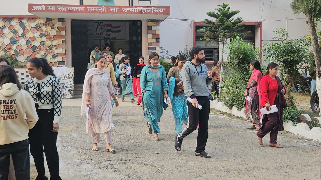 1,163 candidates appeared for TET exam in the district
