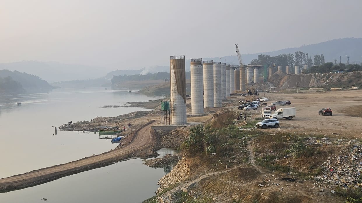 Lake water has reduced, now construction of railway line will gain momentum