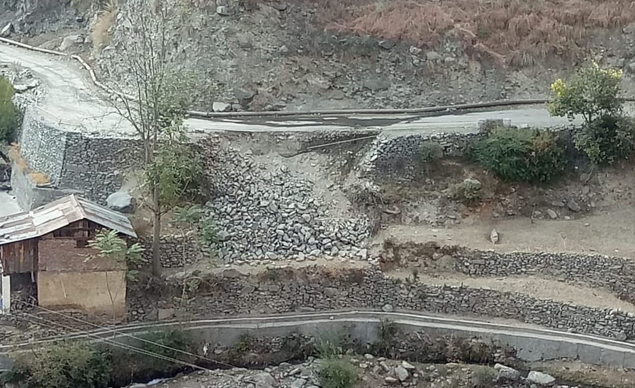 Sharp turns, slipping stones, traveling with life at stake