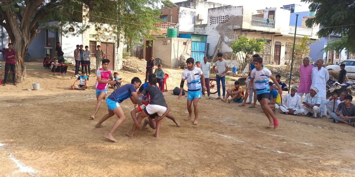 Ankit won in Volleyball and Jind won in Kabaddi.
