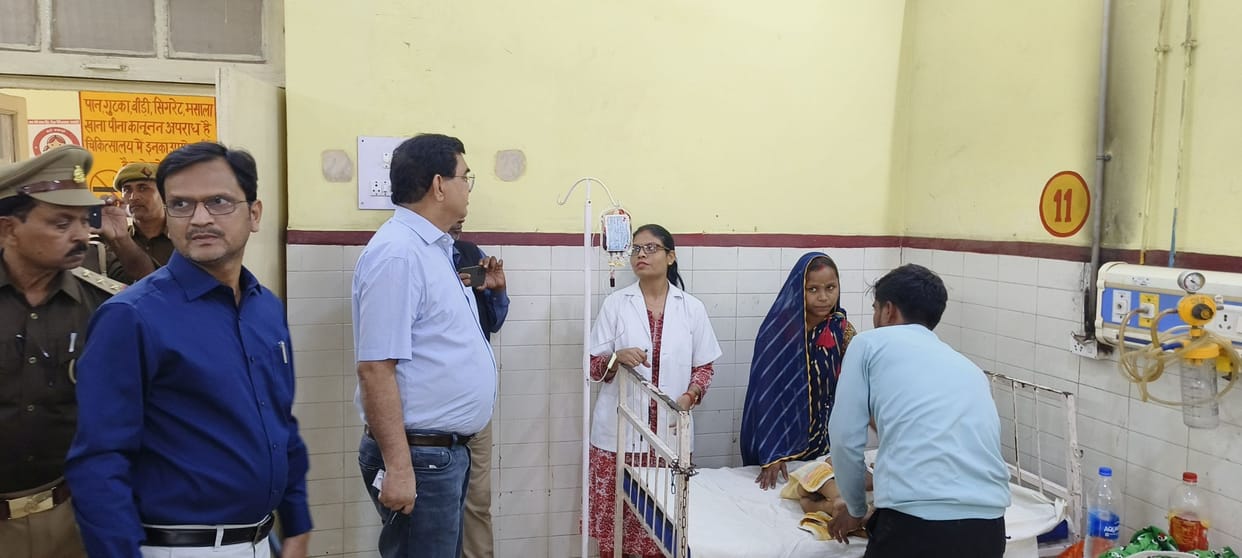Fire system on ventilator in government hospital