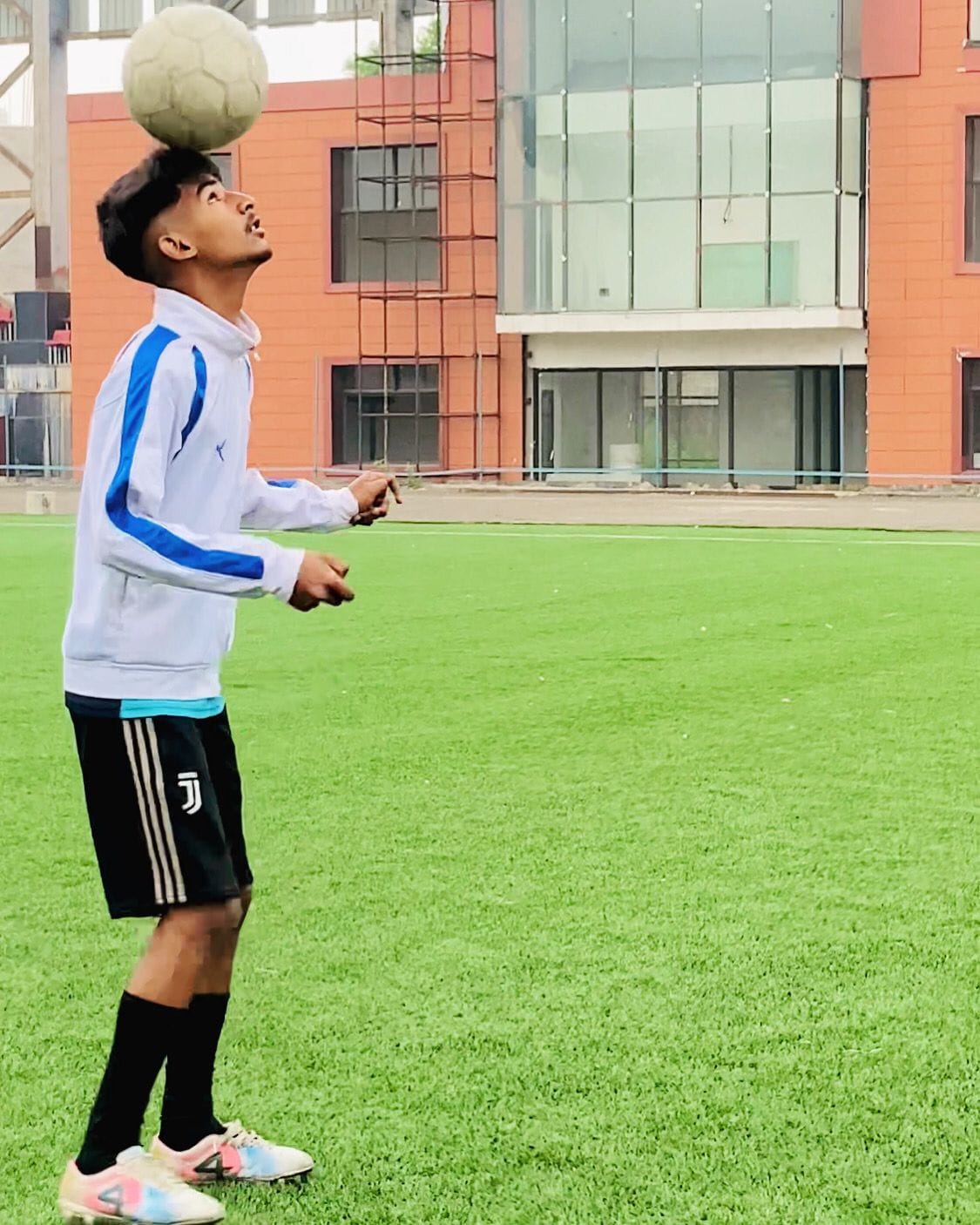 With father's encouragement the son became a national football champion