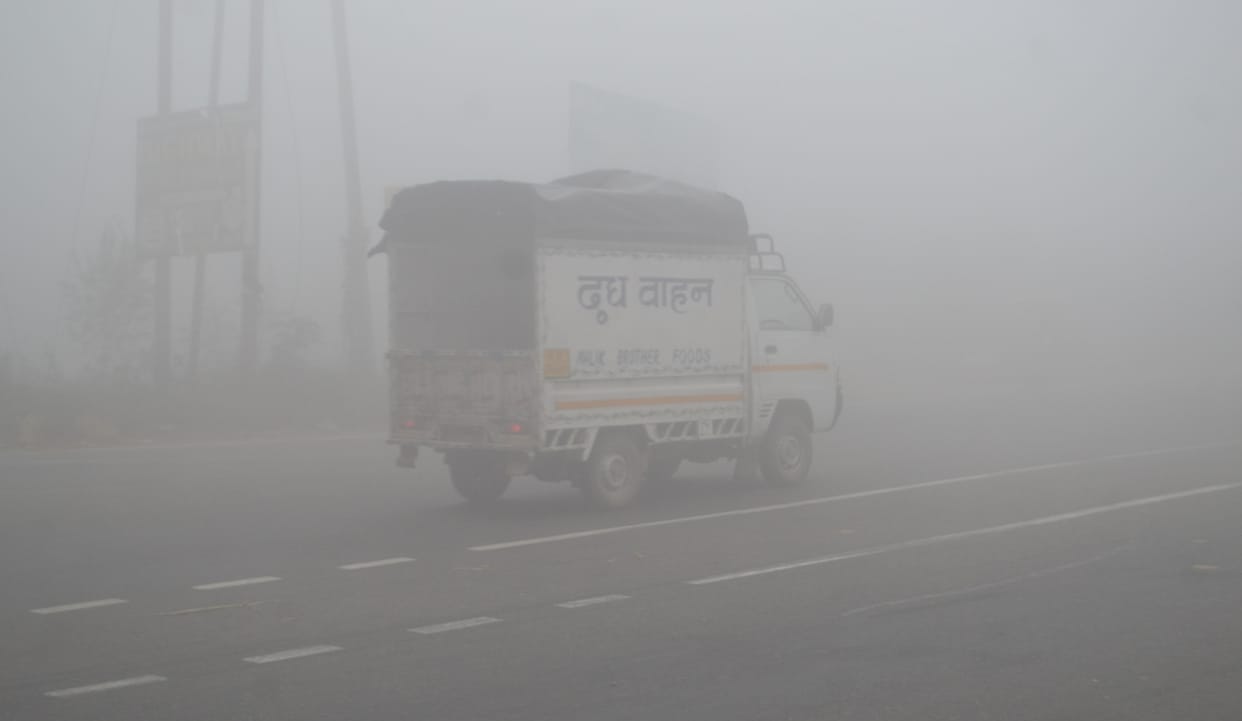 Dense fog prevails in the district