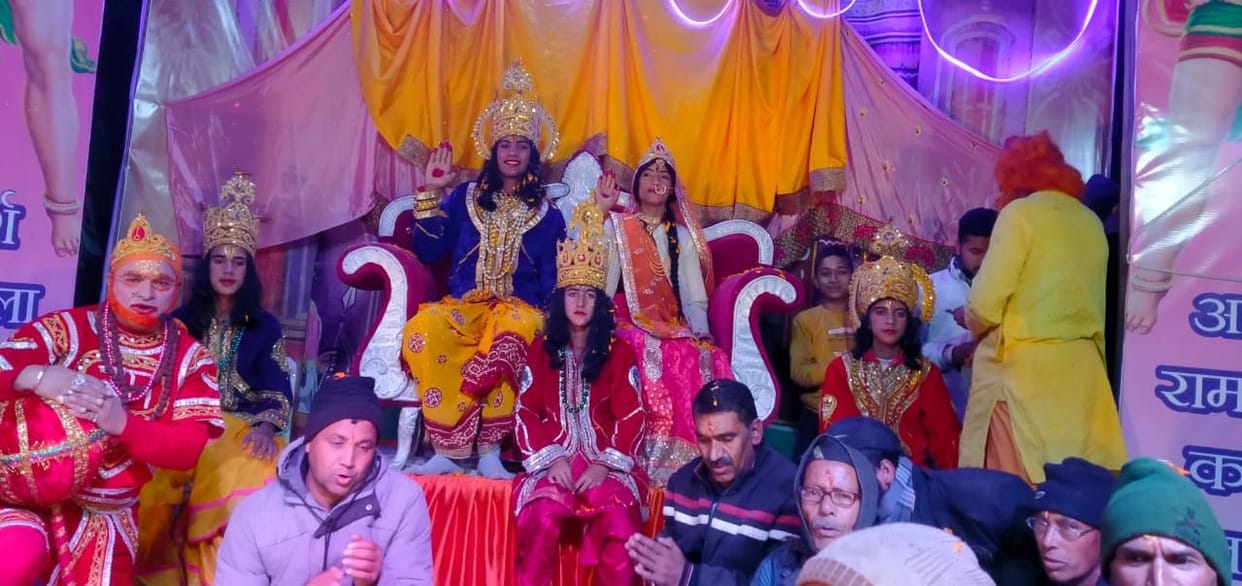 Ramlila ended with Ram's coronation