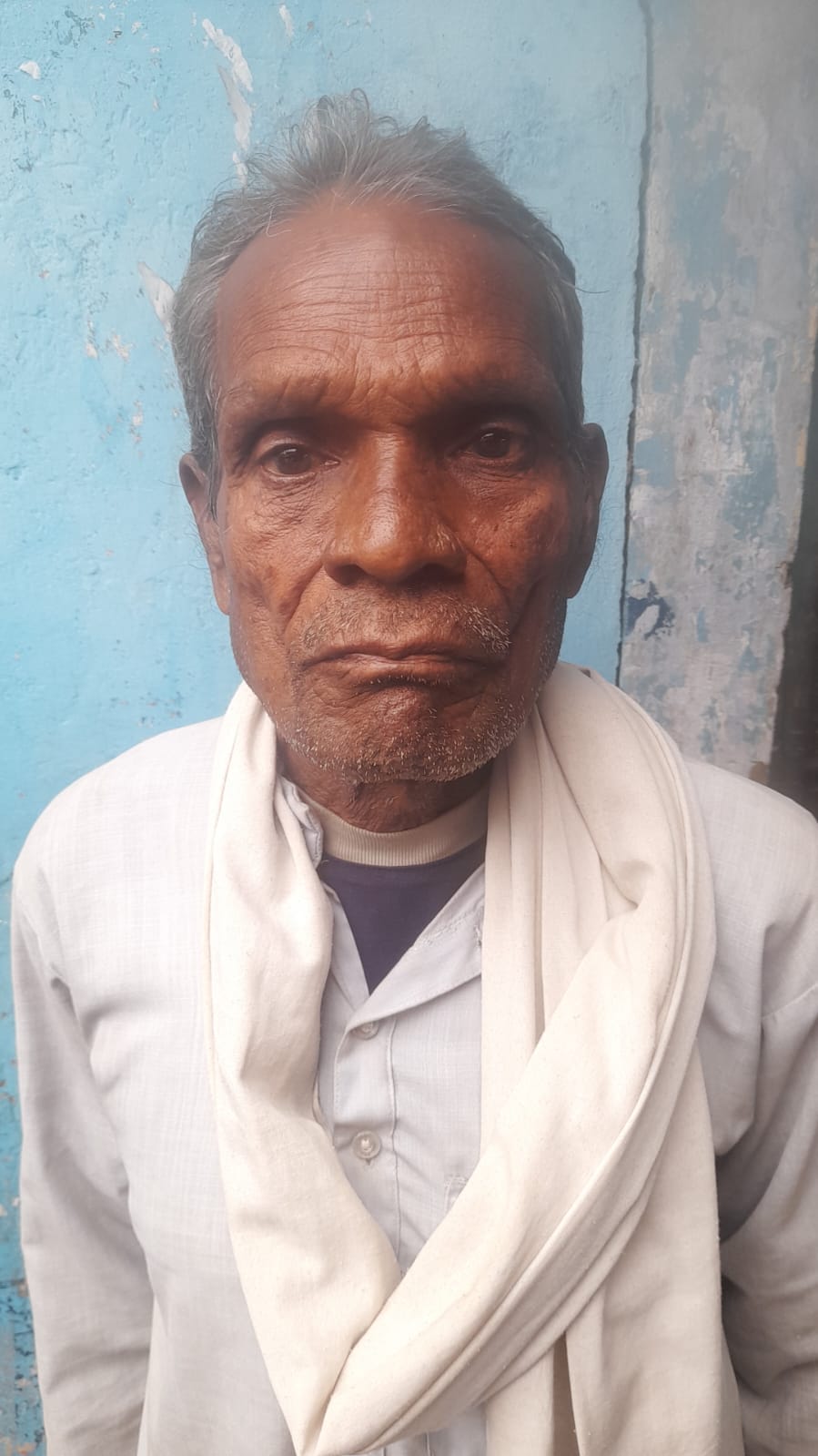 Arjun Lal has been wandering for 14 years to get possession of the land.