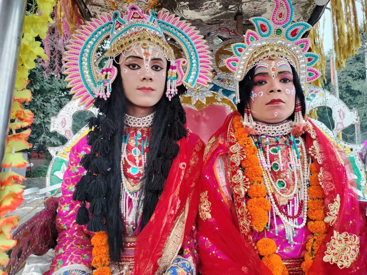 The drama of Tadka Vadh was staged in Bamroli Ramlila