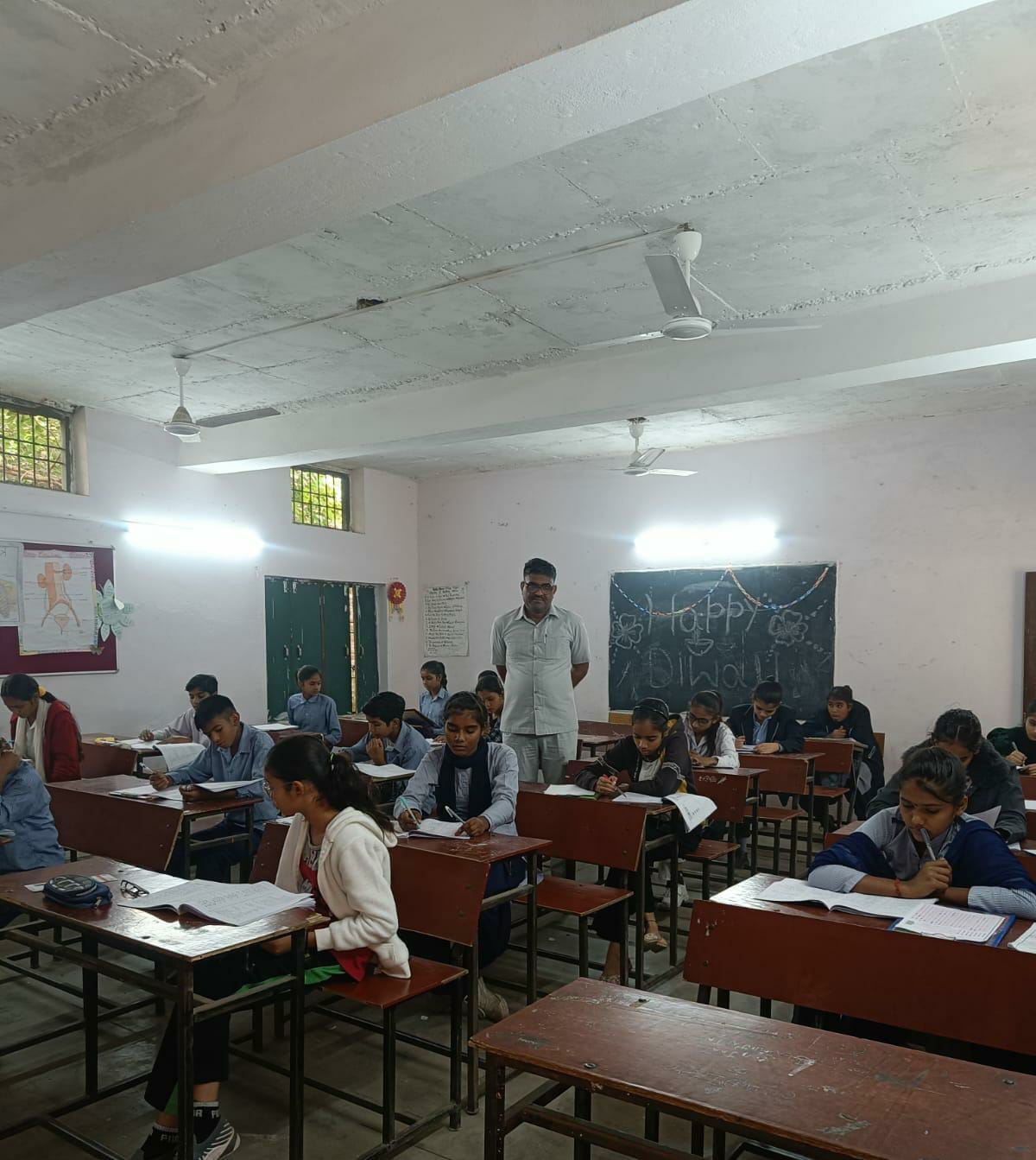 2199 out of 2348 children took the scholarship examination at eight centers in the district.