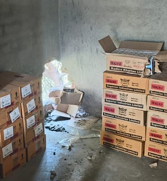 Burglary in a country liquor shop