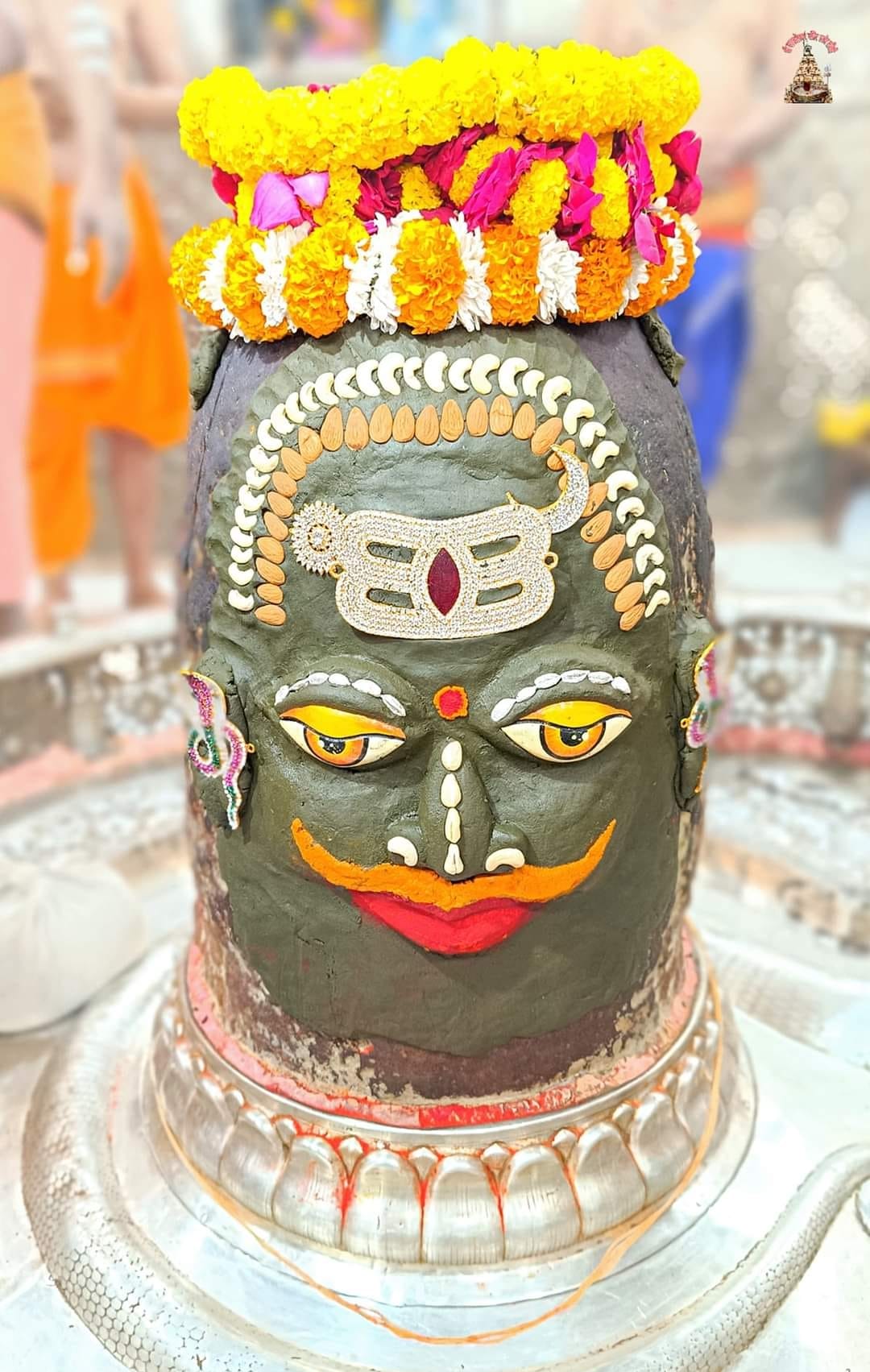Baba Mahakal got decorated by applying Tripund on Sun, Moon and forehead devotees donated heavily