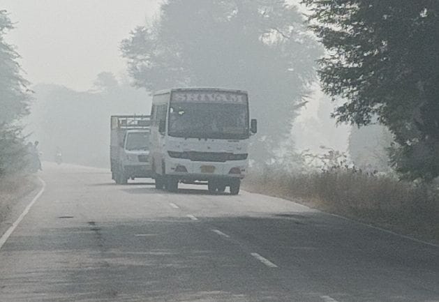 Buses affected on long distance routes due to fog
