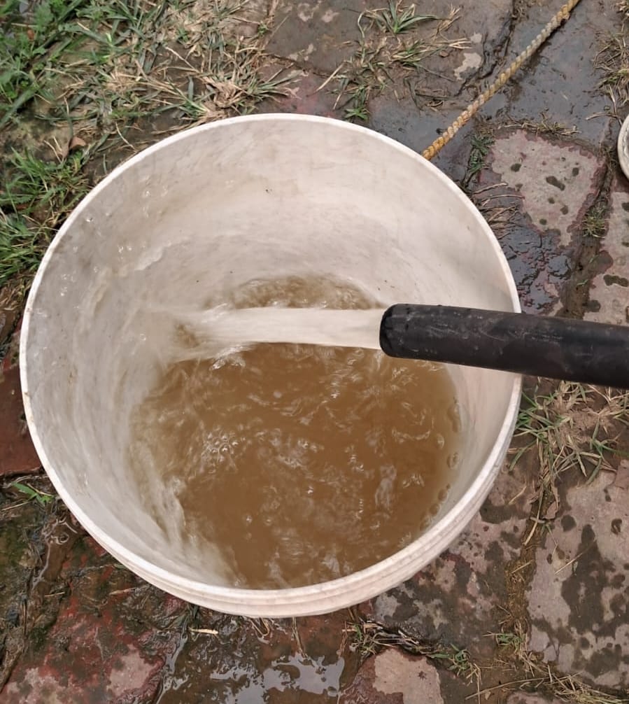 Contaminated water is being supplied to eight neighborhoods in Kashipur