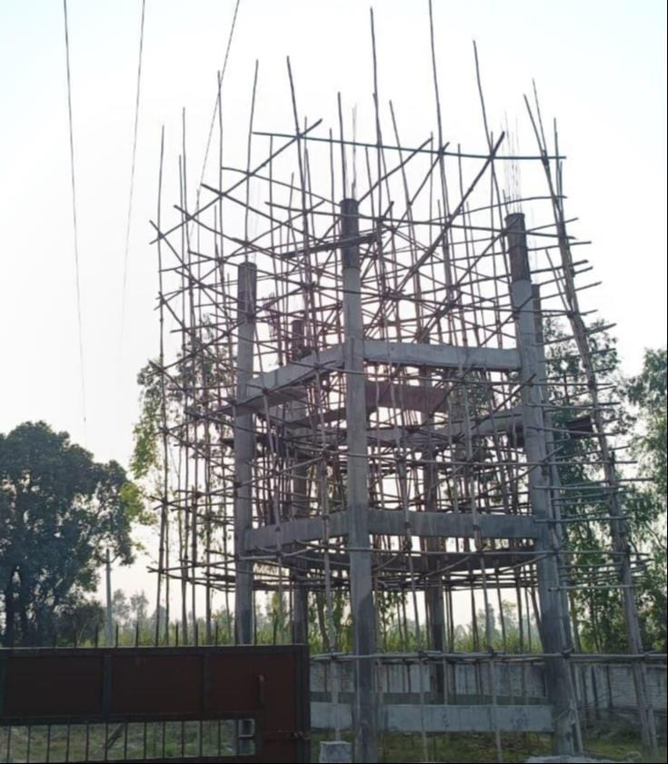 Construction of overhead tank is pending since one year