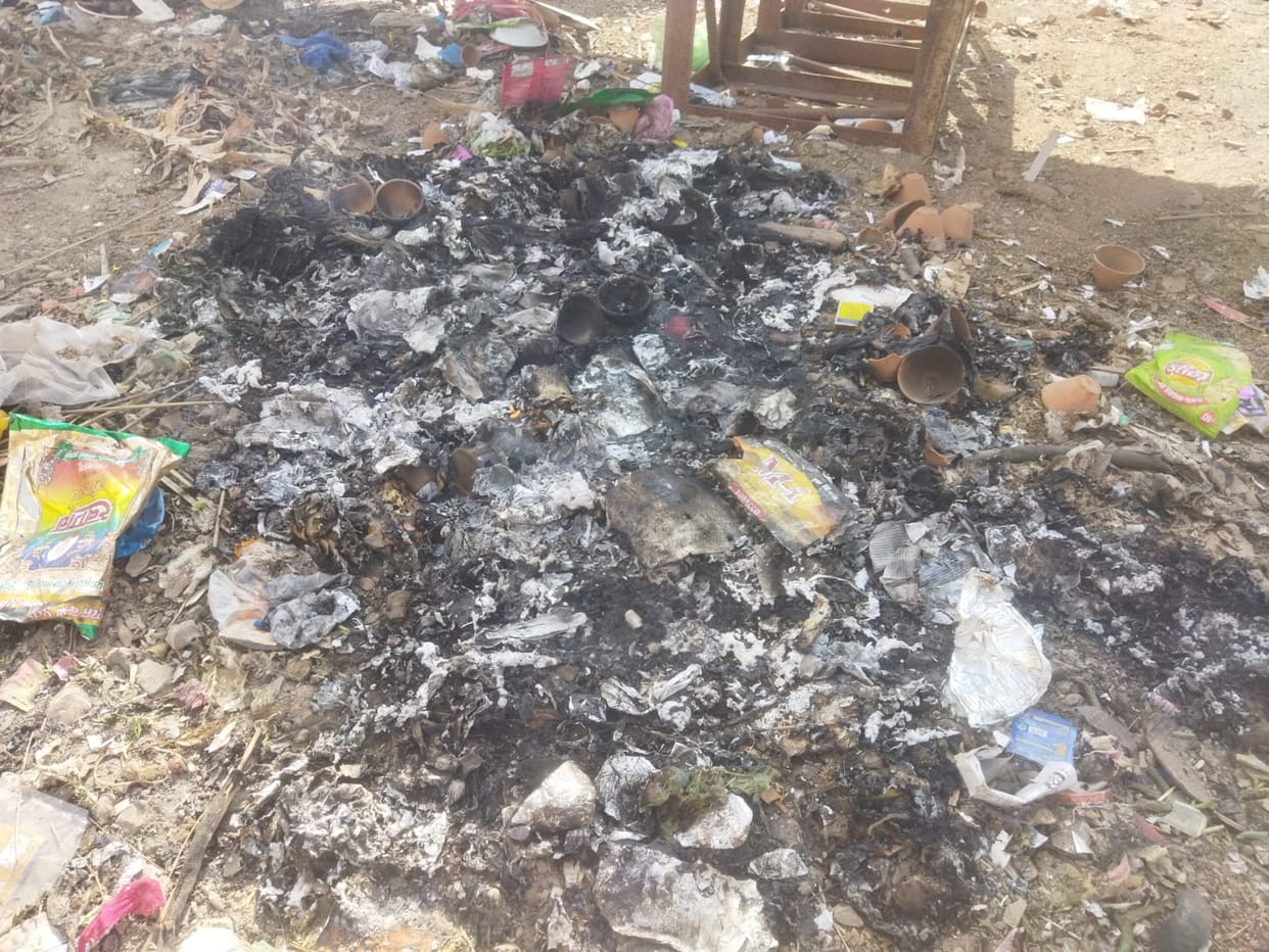 challan issued to 56 people for burning garbage, construction stopped at 42 places