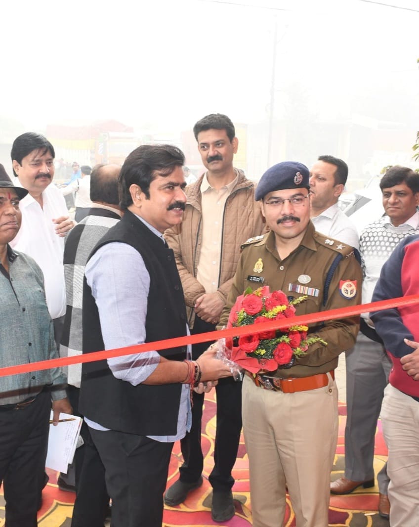 Traffic Month: Health testing camp organized in Transport Nagar