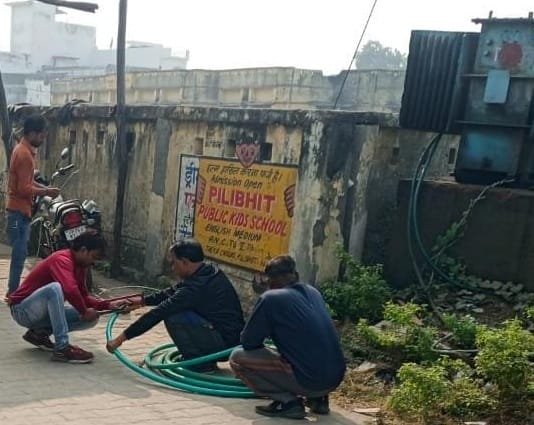 Due to transformer explosion, electricity supply in the market was disrupted for three hours