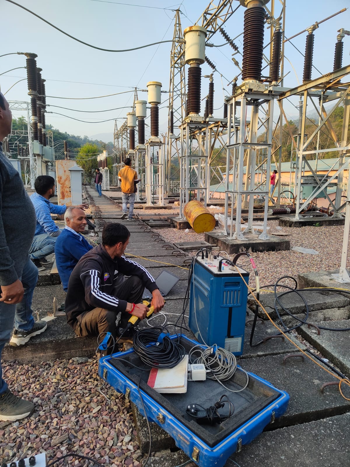 Electricity remained off due to testing of equipment in the switchyard