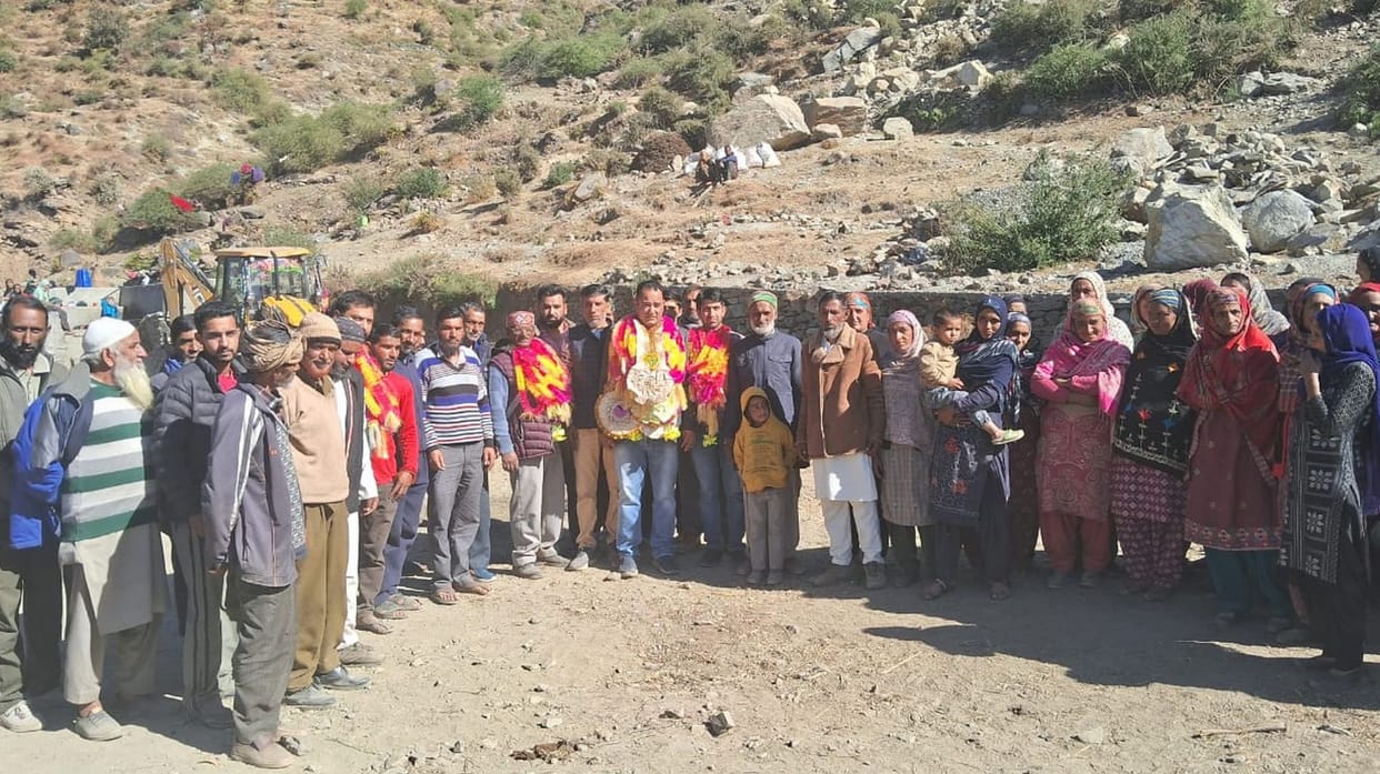 Tattarog gets concrete road, relief from footpaths