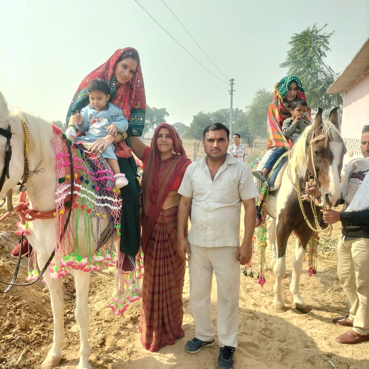 Two sisters rode together on a horse, banned before marriage