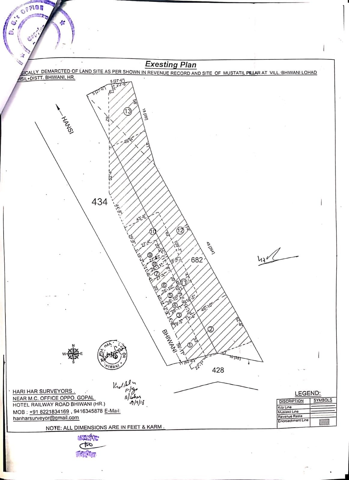 Temple and Trust occupy 2,400 square yards of land at Hansi Gate of Municipal Council