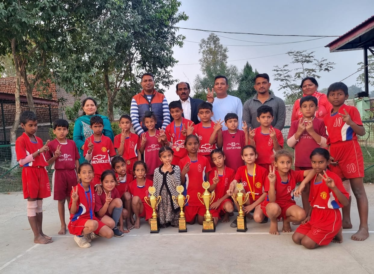 Nari School becomes overall champion in block level sports competition