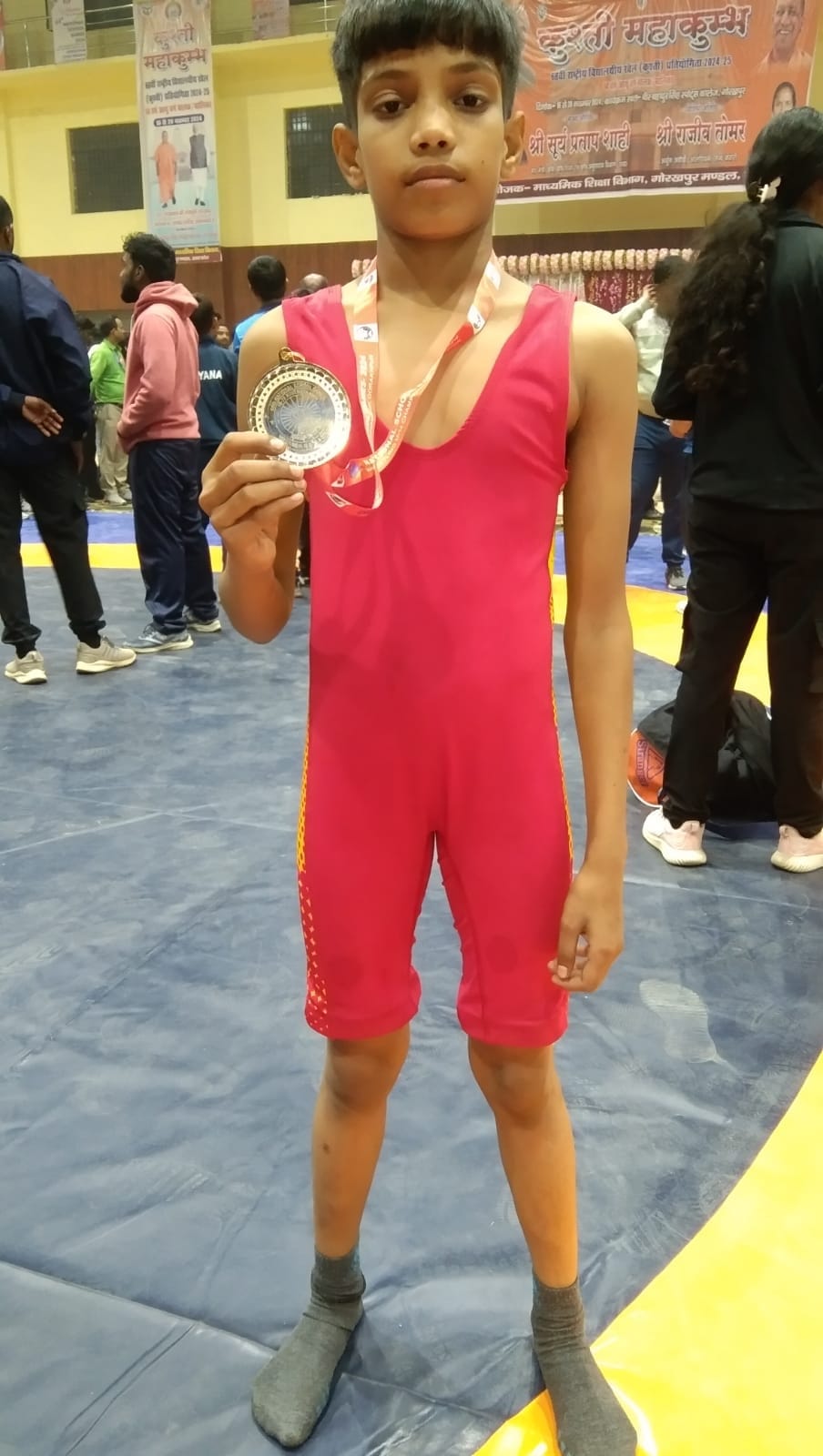 Wrestler Kajal won gold in national school competition