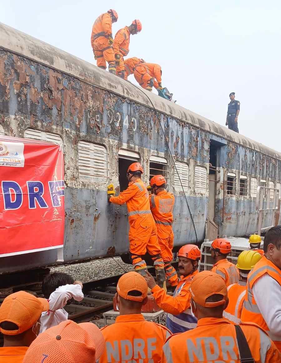 Railways tested its vigilance by rehearsing