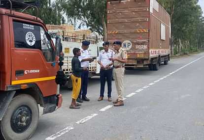 Challan for 85 drivers violating traffic rules