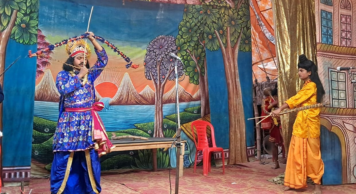 The leela of killing Laxman Shakti and Meghnad was staged.