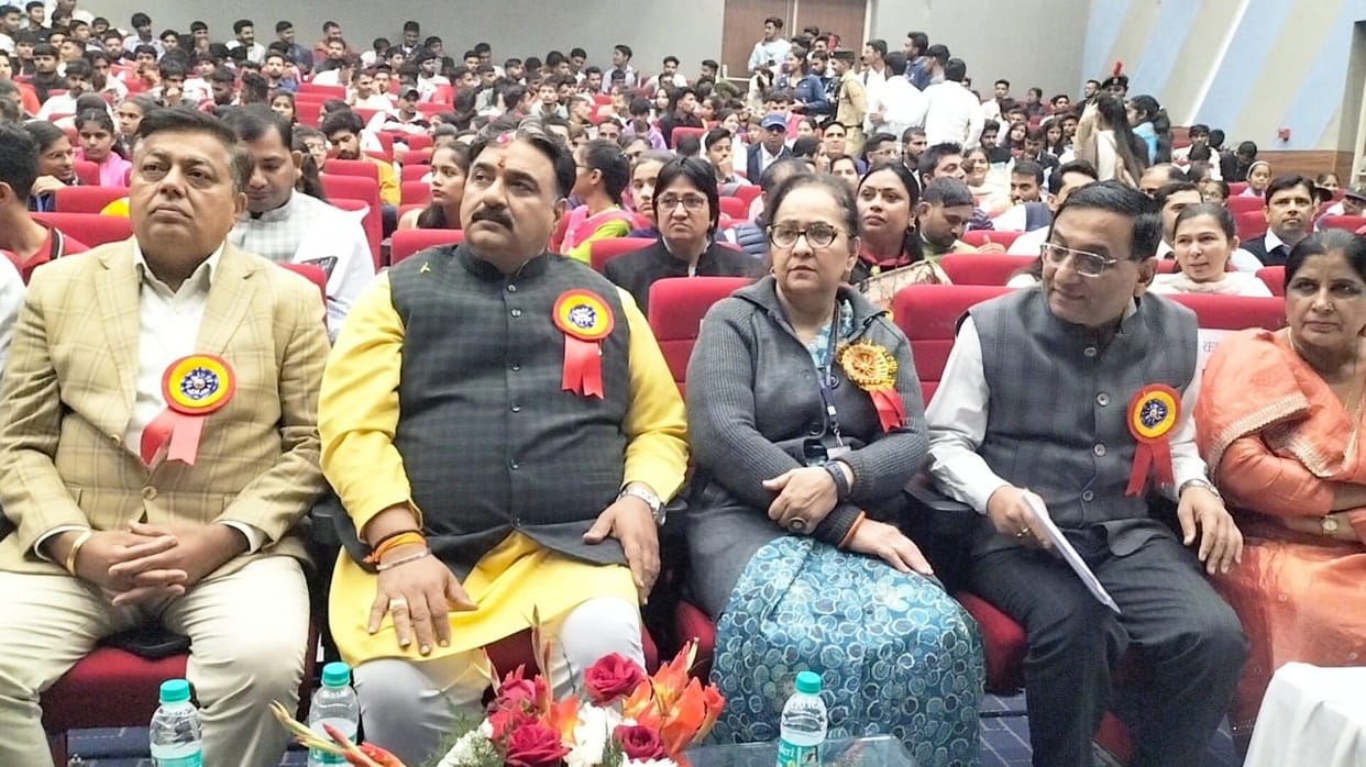 Students showcased Haryanvi culture in Youth Festival