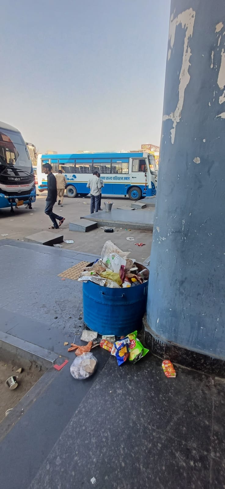 Work load increased on two cleaning workers