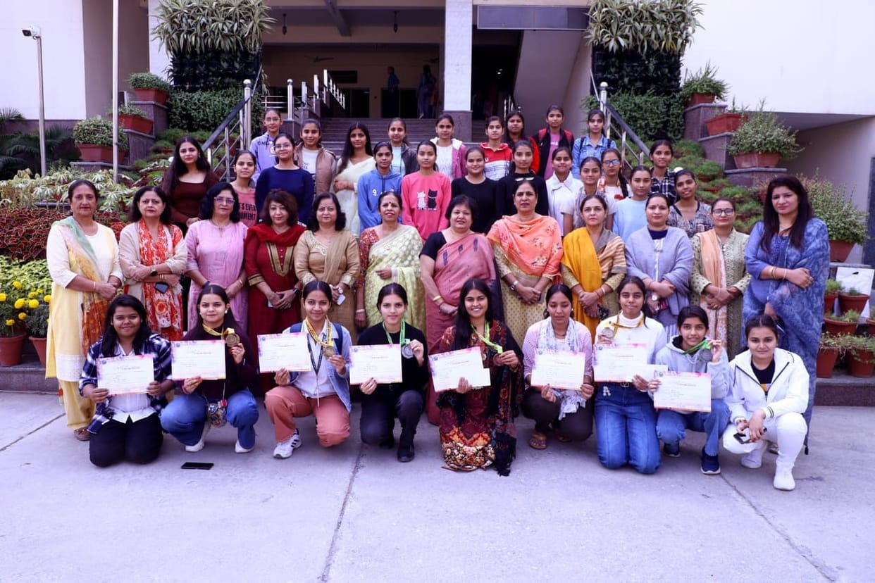 Girls students won seven prizes including three first in Inter Zonal Youth Festival