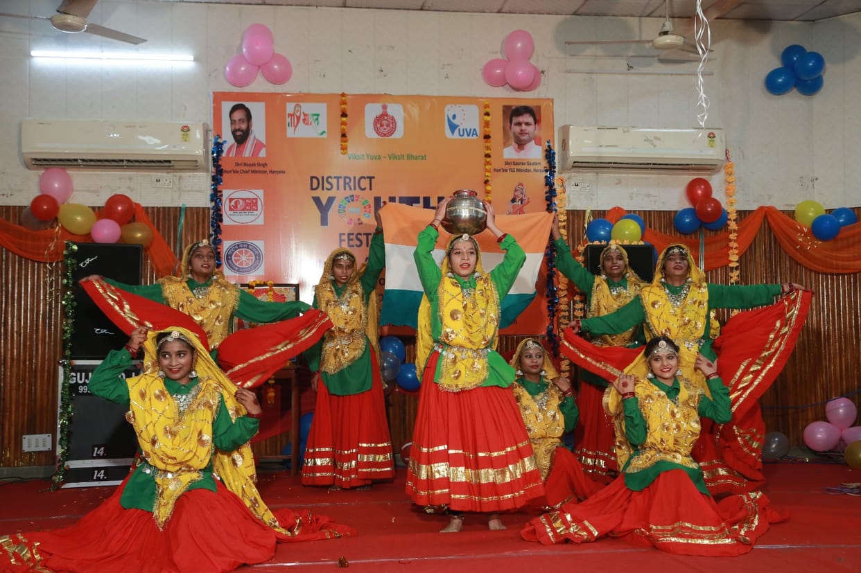Ambala team first in group folk dance