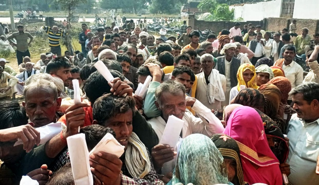 When the news of DAP arrival was received, the whole village attacked the committees